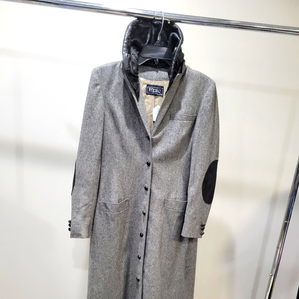 Vintage Evan Picone Wool Trench Upgraded